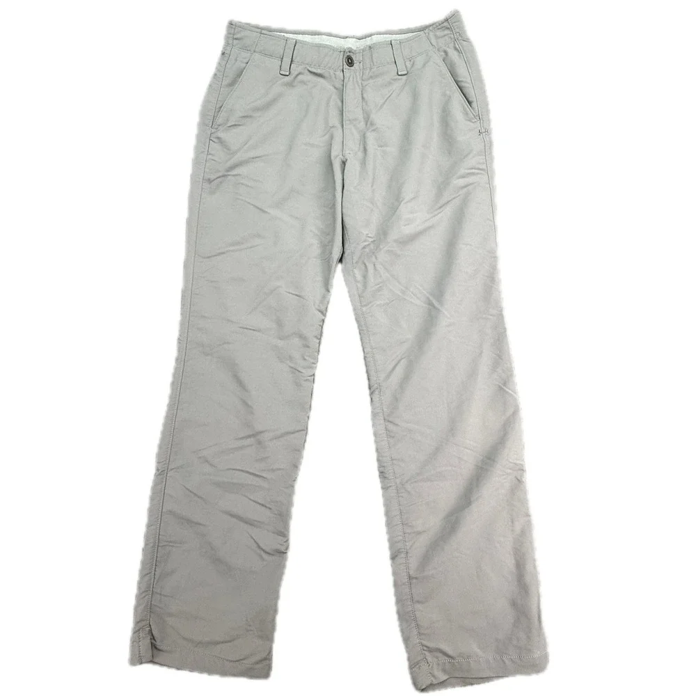 Under Armour Pants Mens 36/32 Grey Loose Fit Performance Chino Golf Trousers‎